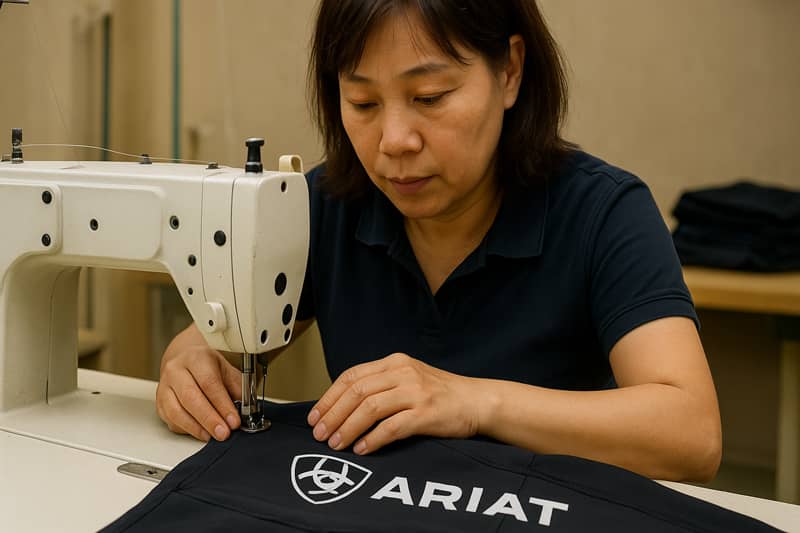 Ariat equestrian clothing manufacturing